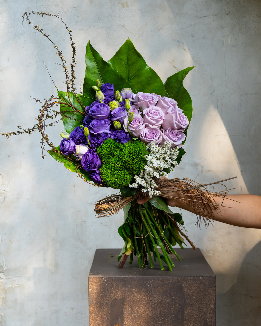 PURPLE ASIAN ROSES BOUQUET